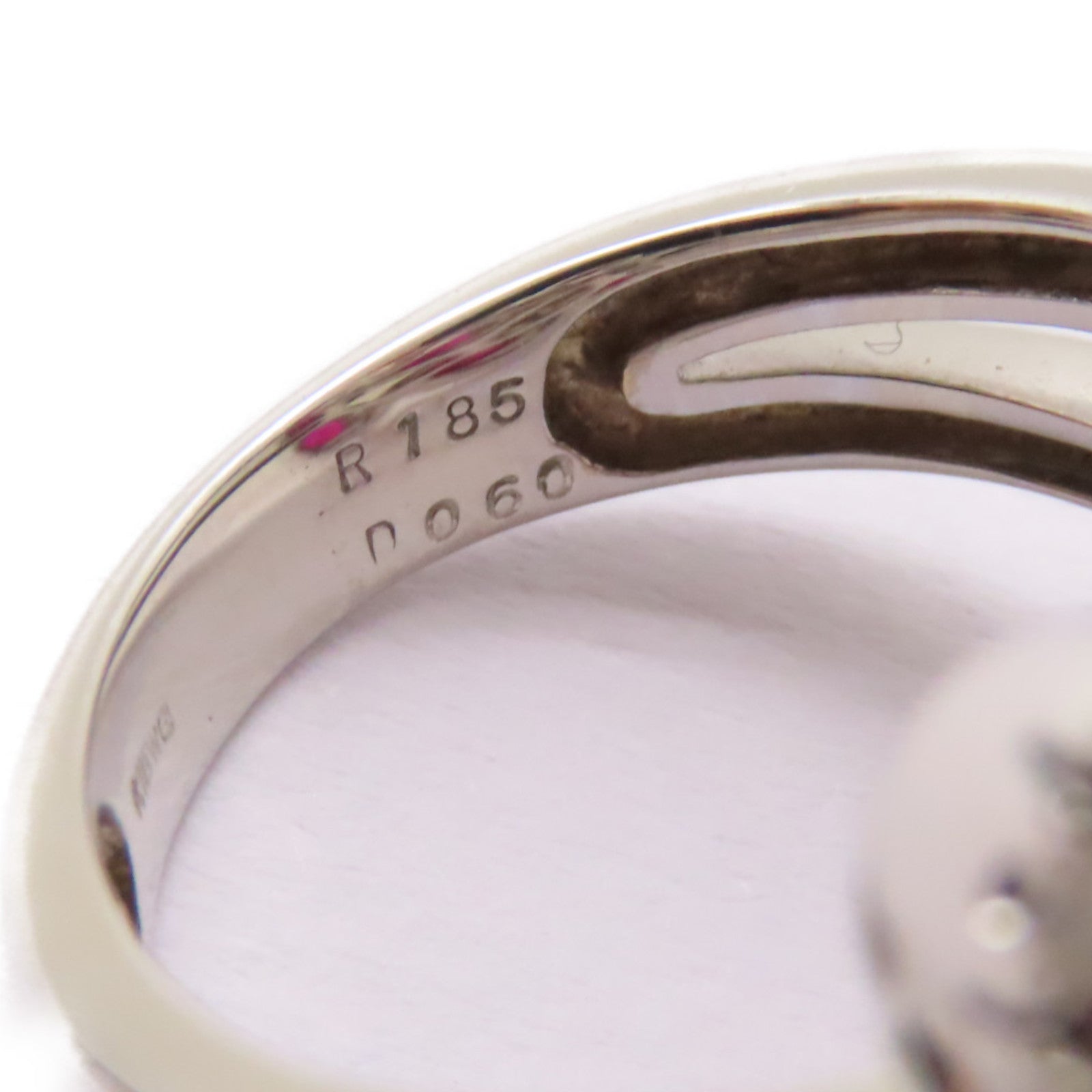 JEWELRY 18K白金/1.85ct紅寶石/0.6ct鑽石Ruby Ring戒指US#6.25