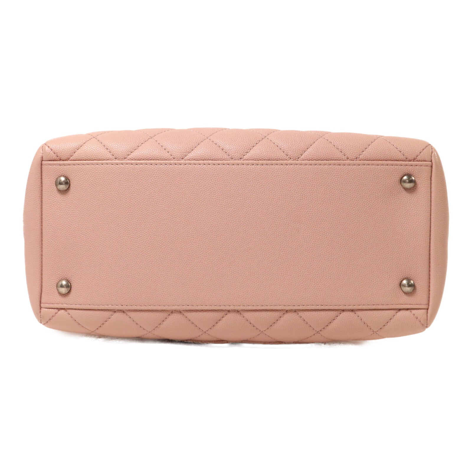 CHANEL 牛皮皮革Bowling Bag鏈帶手挽肩背兩用袋