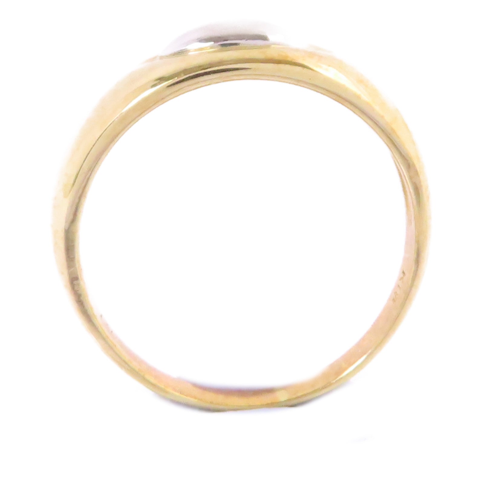 JEWELRY 18K黃金/PT900鉑金Gold Ring戒指US#4.75