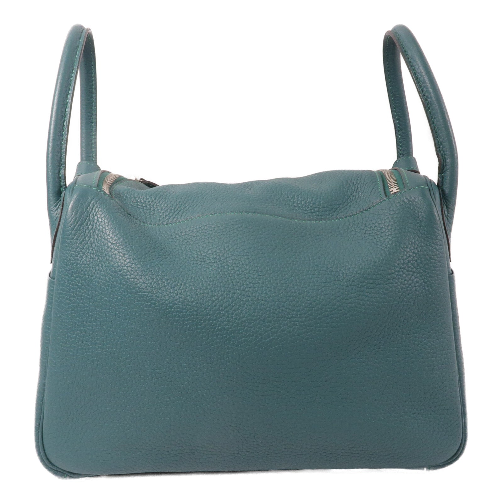 HERMES Clemence皮革Lindy 30手挽肩背兩用袋Malachite
