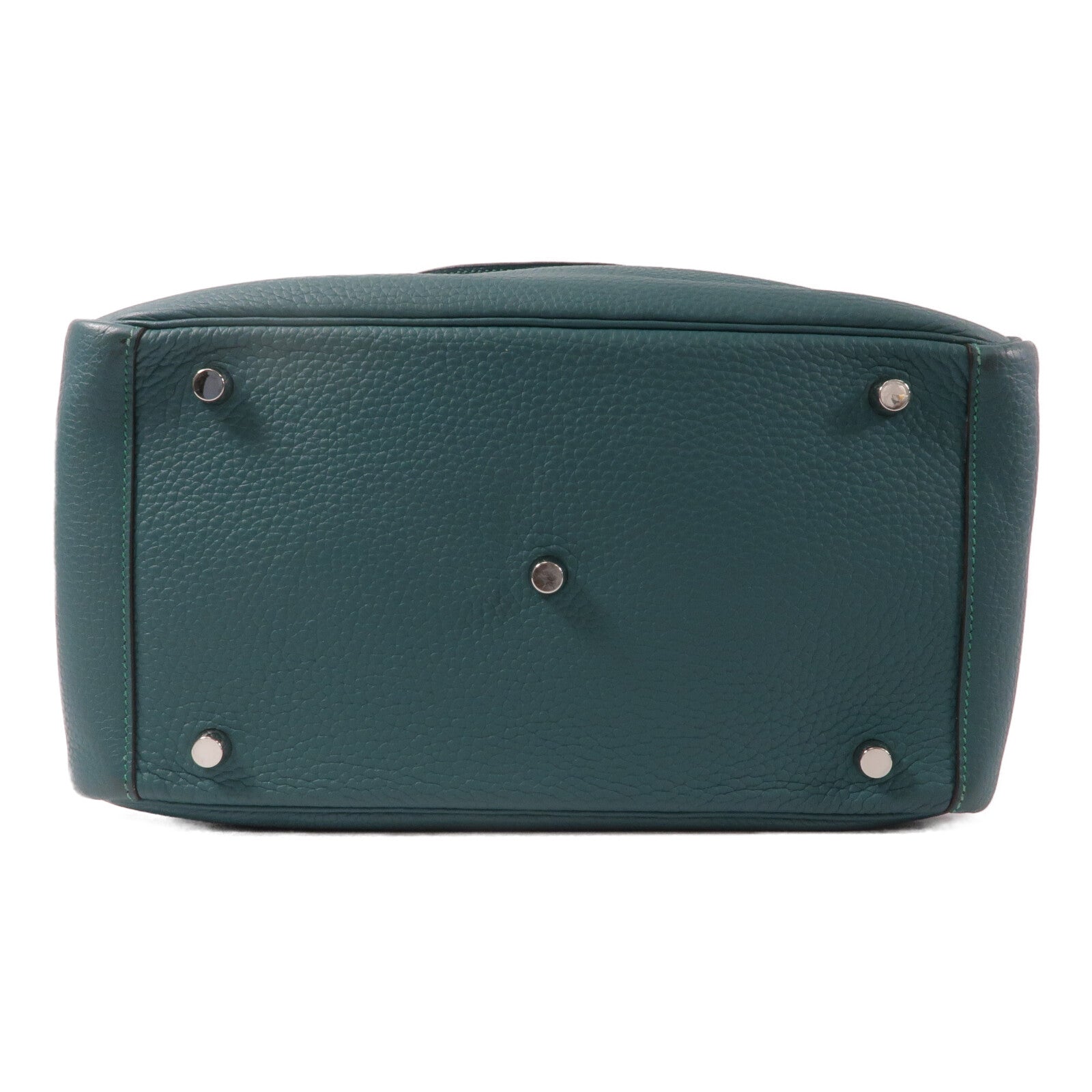 HERMES Clemence皮革Lindy 30手挽肩背兩用袋Malachite