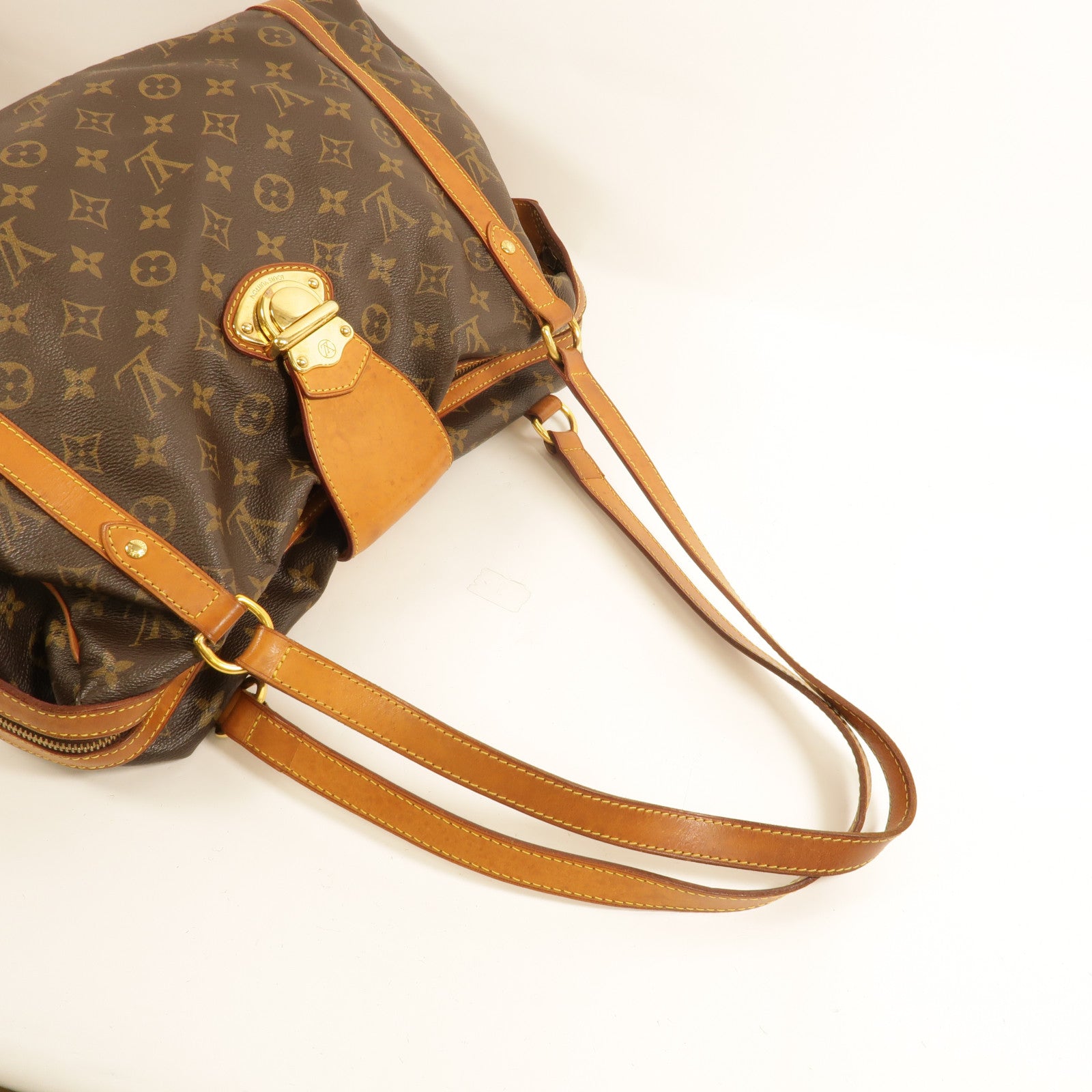 LOUIS VUITTON Monogram Stresa PM肩背袋棕色