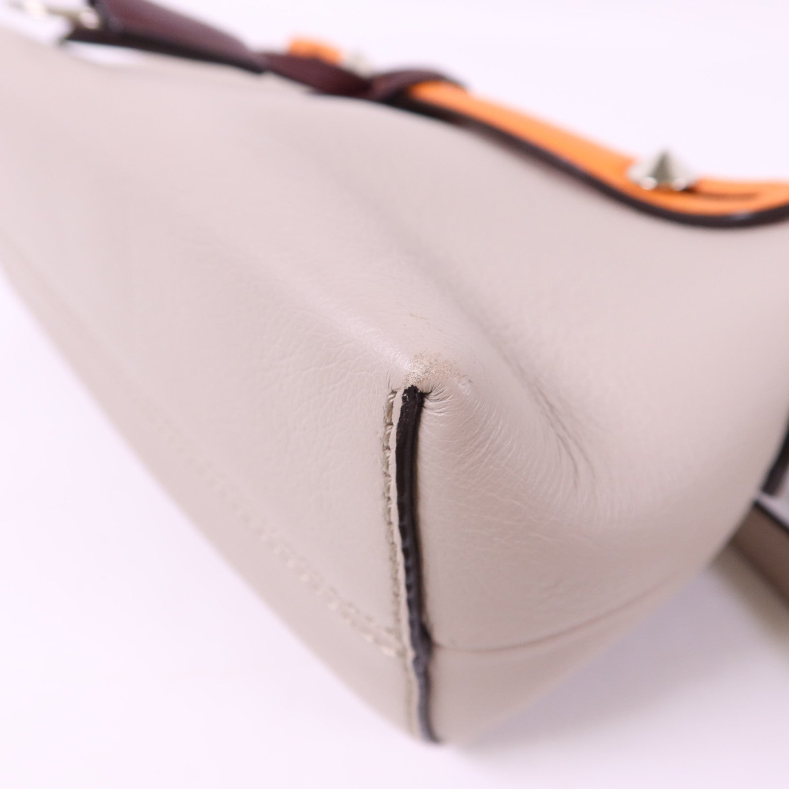 FENDI 牛皮皮革By The Way Mini銀扣手挽肩背兩用袋