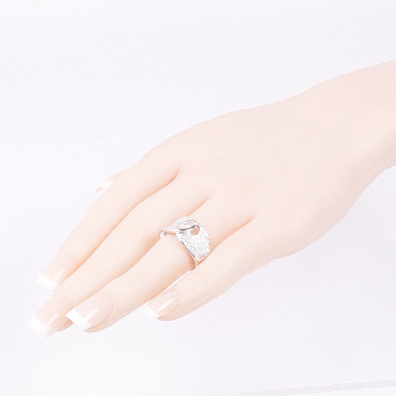 JEWELRY Diamond Ring PT900 Platinum US#5.75