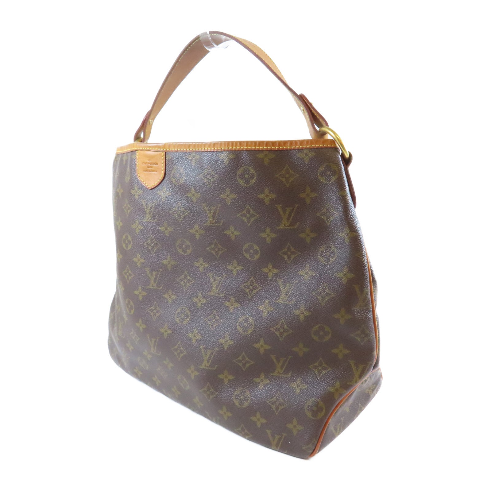 LOUIS VUITTON 【激減優惠】Monogram Deligtful MM金扣肩背袋啡色