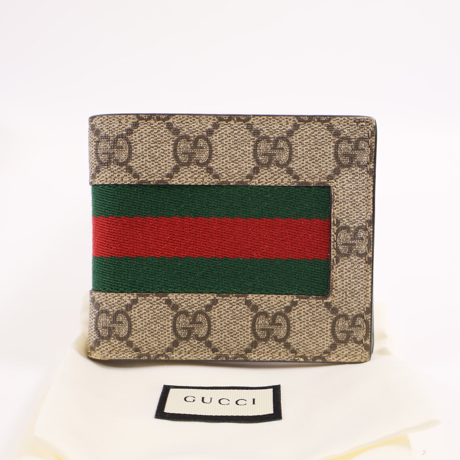 GUCCI 塗層帆布Wallet錢包