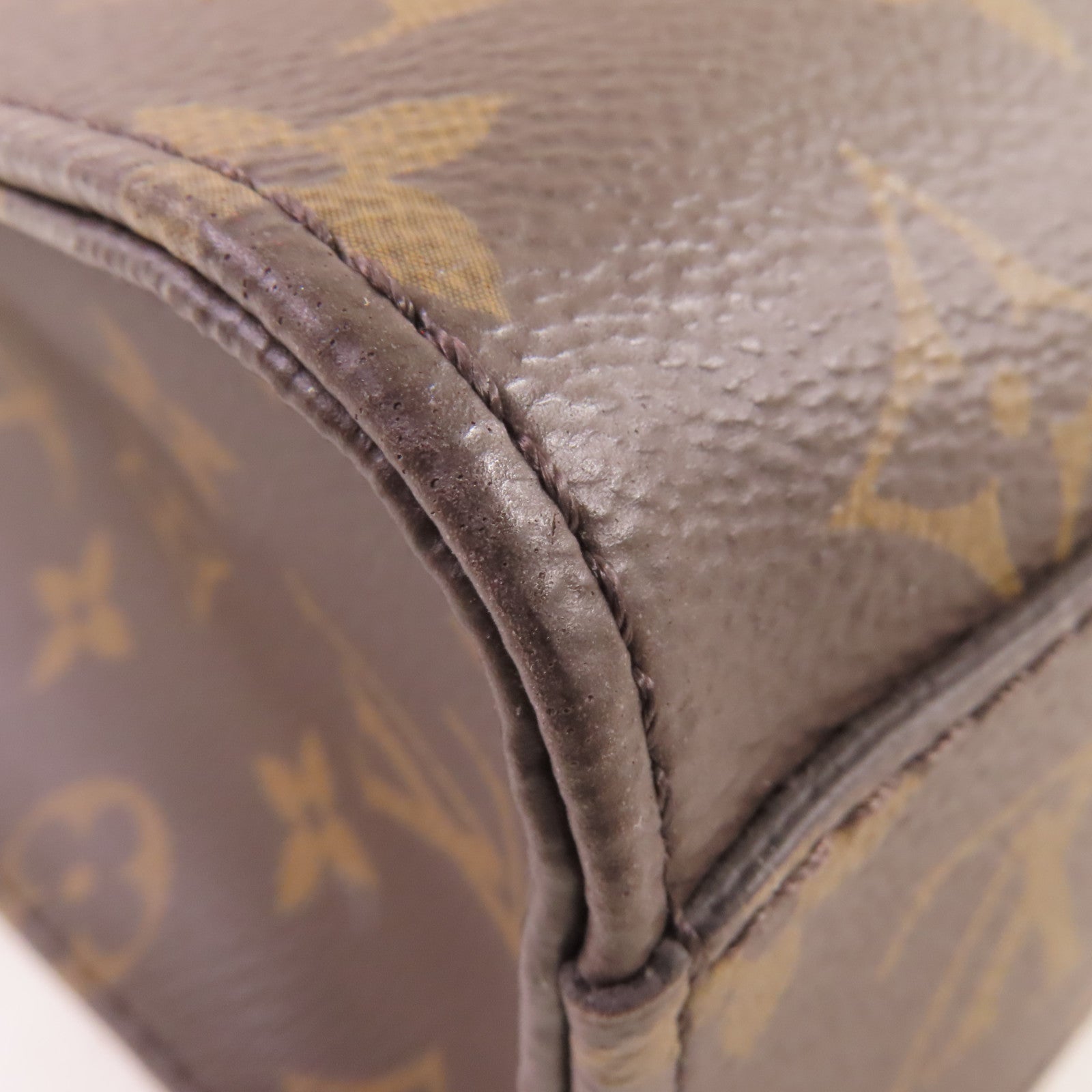 LOUIS VUITTON Monogram Sac Plat BB 2Way Shoulder Bag金扣手挽肩背兩用袋啡色/紅色