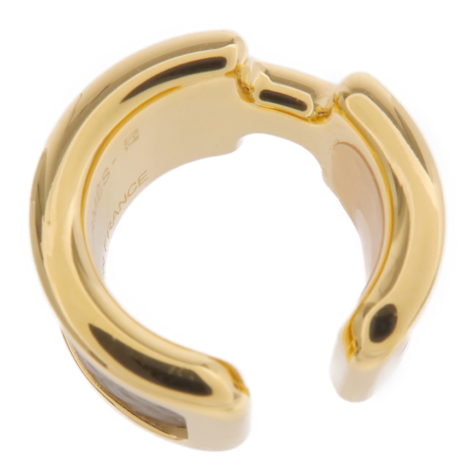 HERMES 【激減優惠】金屬/Madame皮革Olympe Ear Cuff耳夾