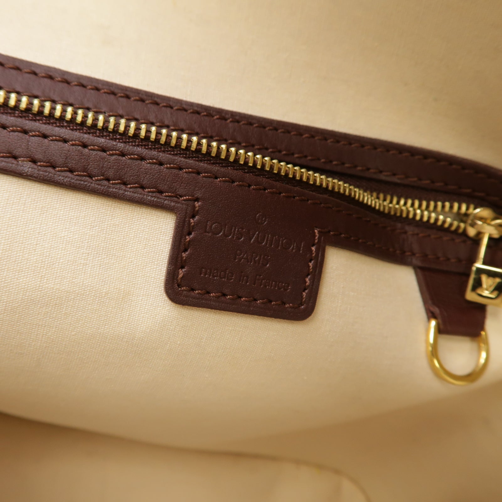 LOUIS VUITTON 【激減優惠】Monogram Mini帆布Alma O金扣手挽袋紅色