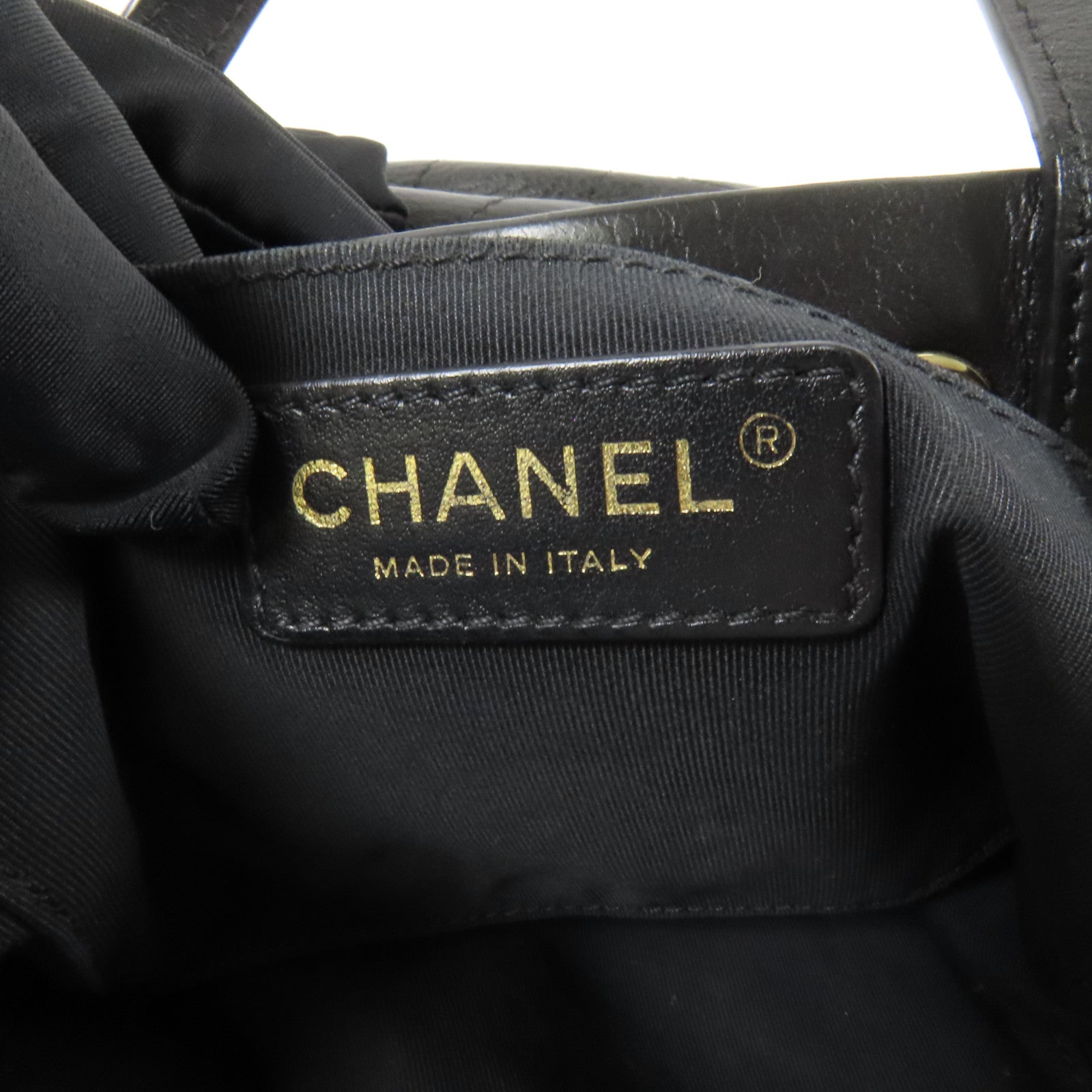 CHANEL 牛皮皮革Shoulder Bag金扣鏈帶肩背袋