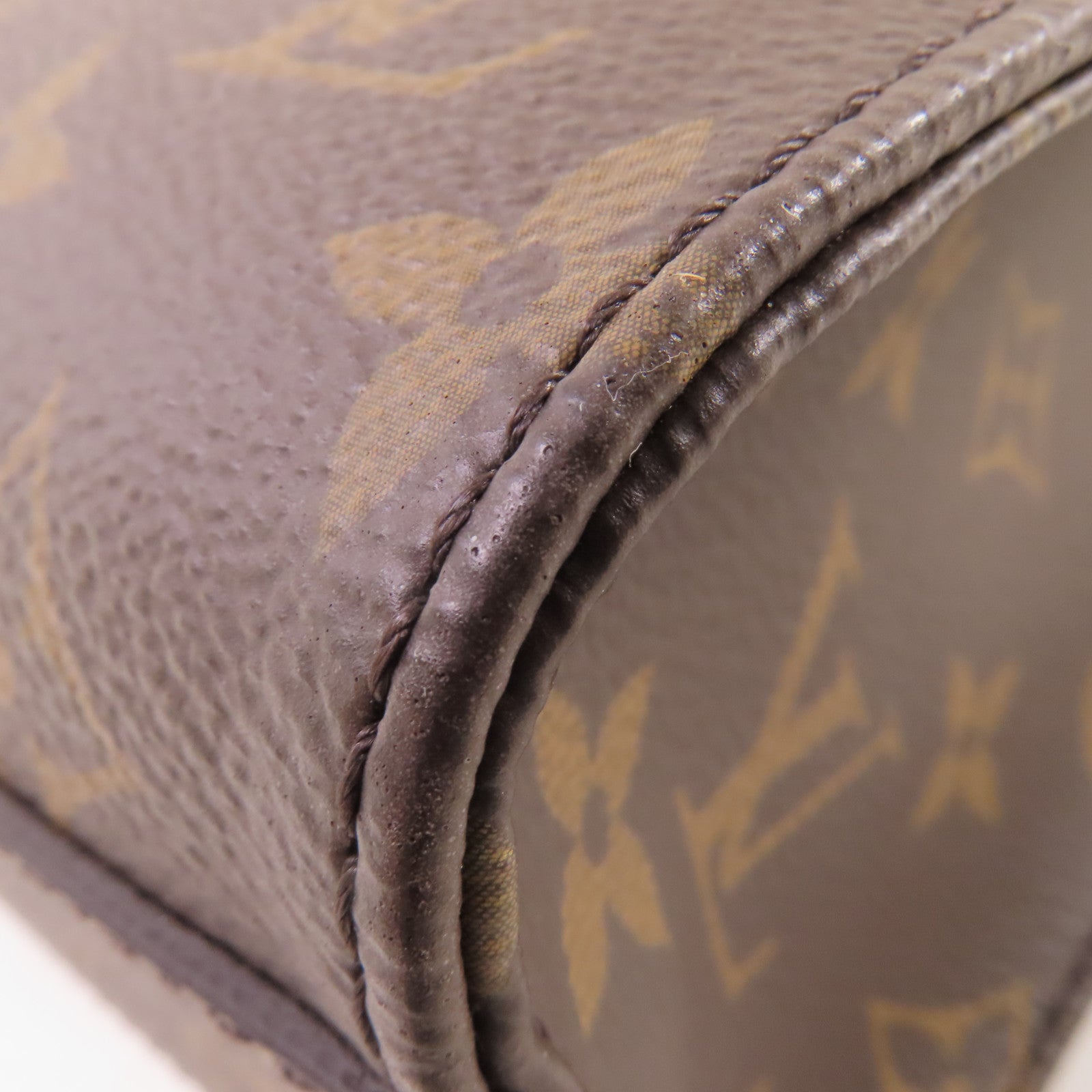 LOUIS VUITTON Monogram Sac Plat BB 2Way Shoulder Bag金扣手挽肩背兩用袋啡色/紅色