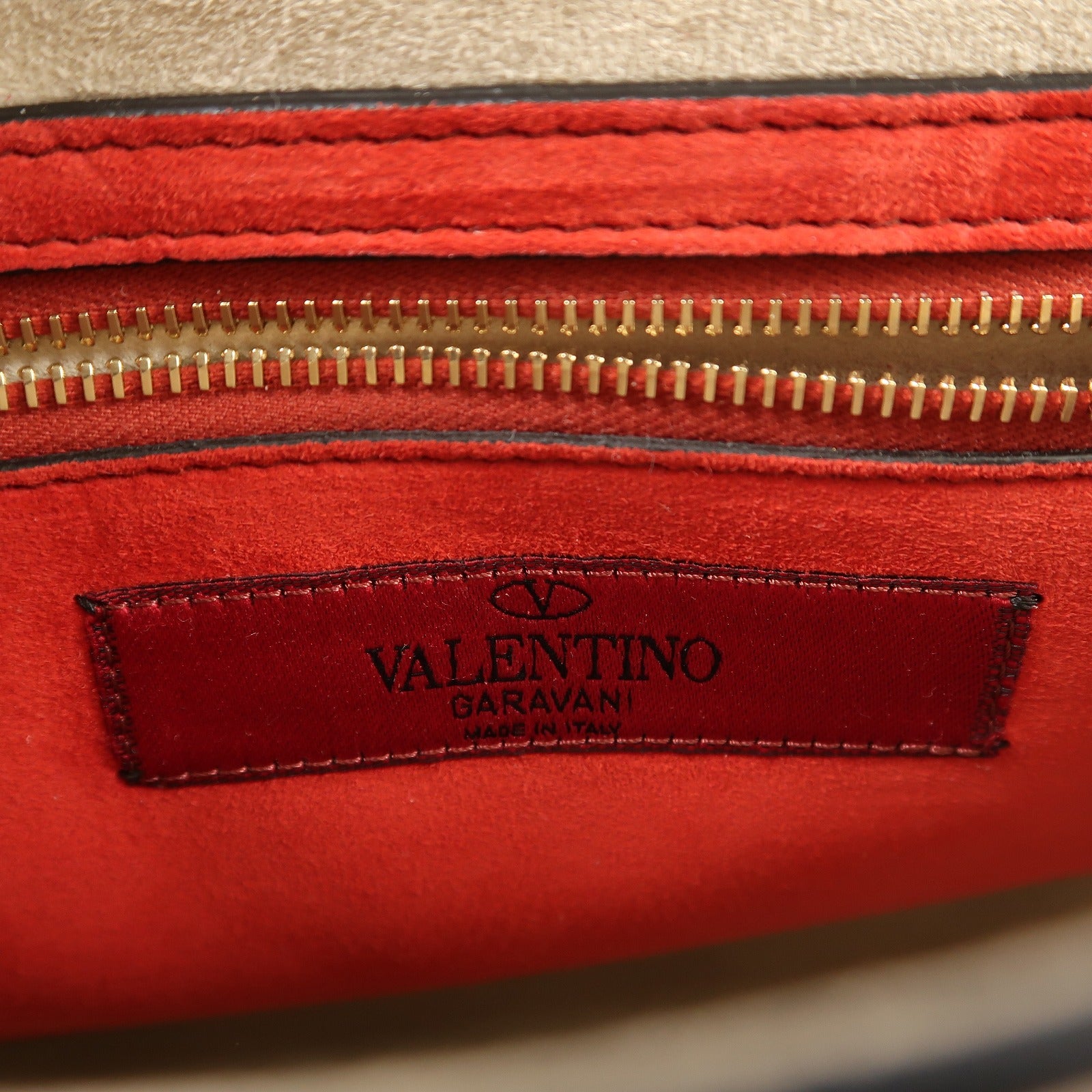 Valentino 牛皮皮革Shoulder Bag金扣鏈帶手挽肩背兩用袋