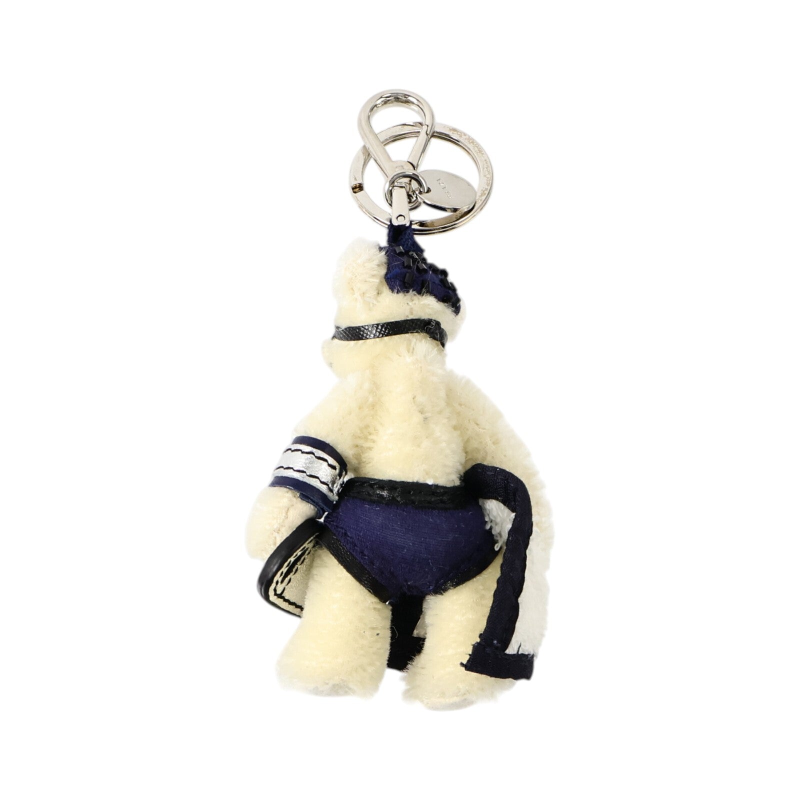 PRADA Mohair/牛皮皮革Bear Trick(2008)Charm掛飾