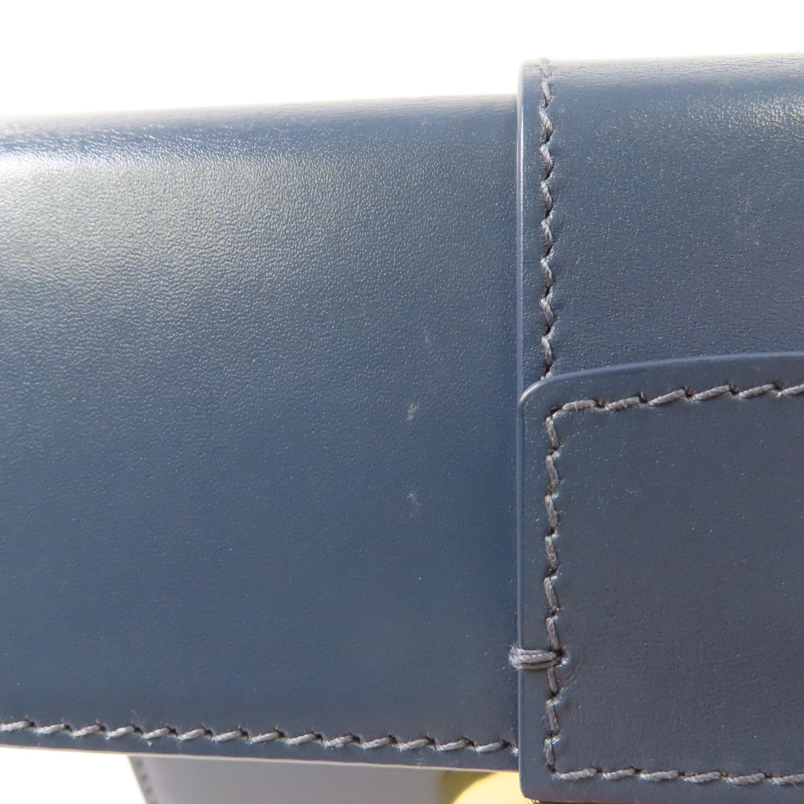 Dior GHW 30 Montaigne Shoulder Bag Calfskin Leather Blue