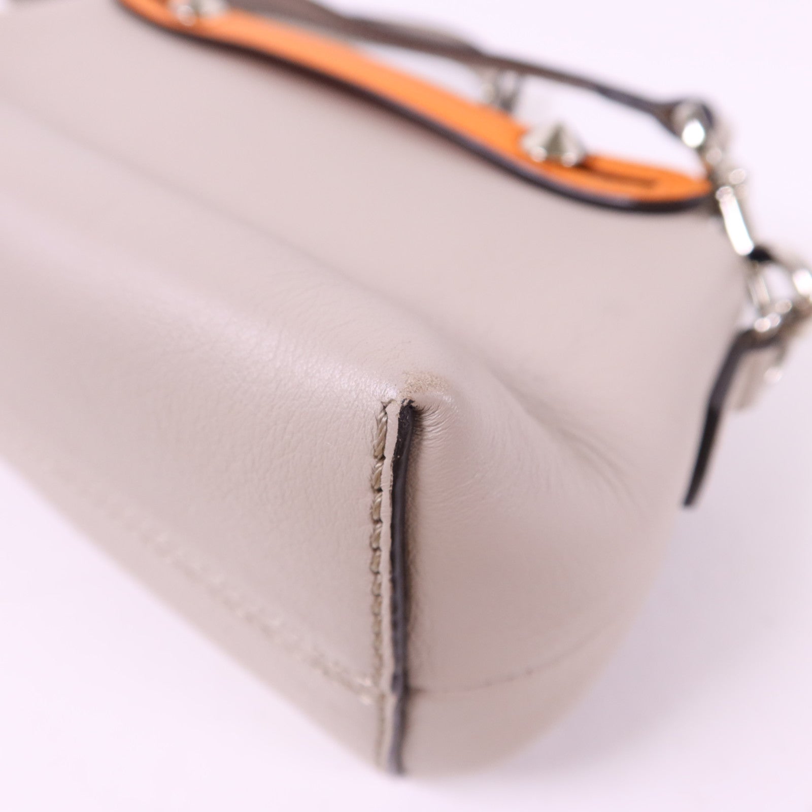 FENDI 牛皮皮革By The Way Mini銀扣手挽肩背兩用袋