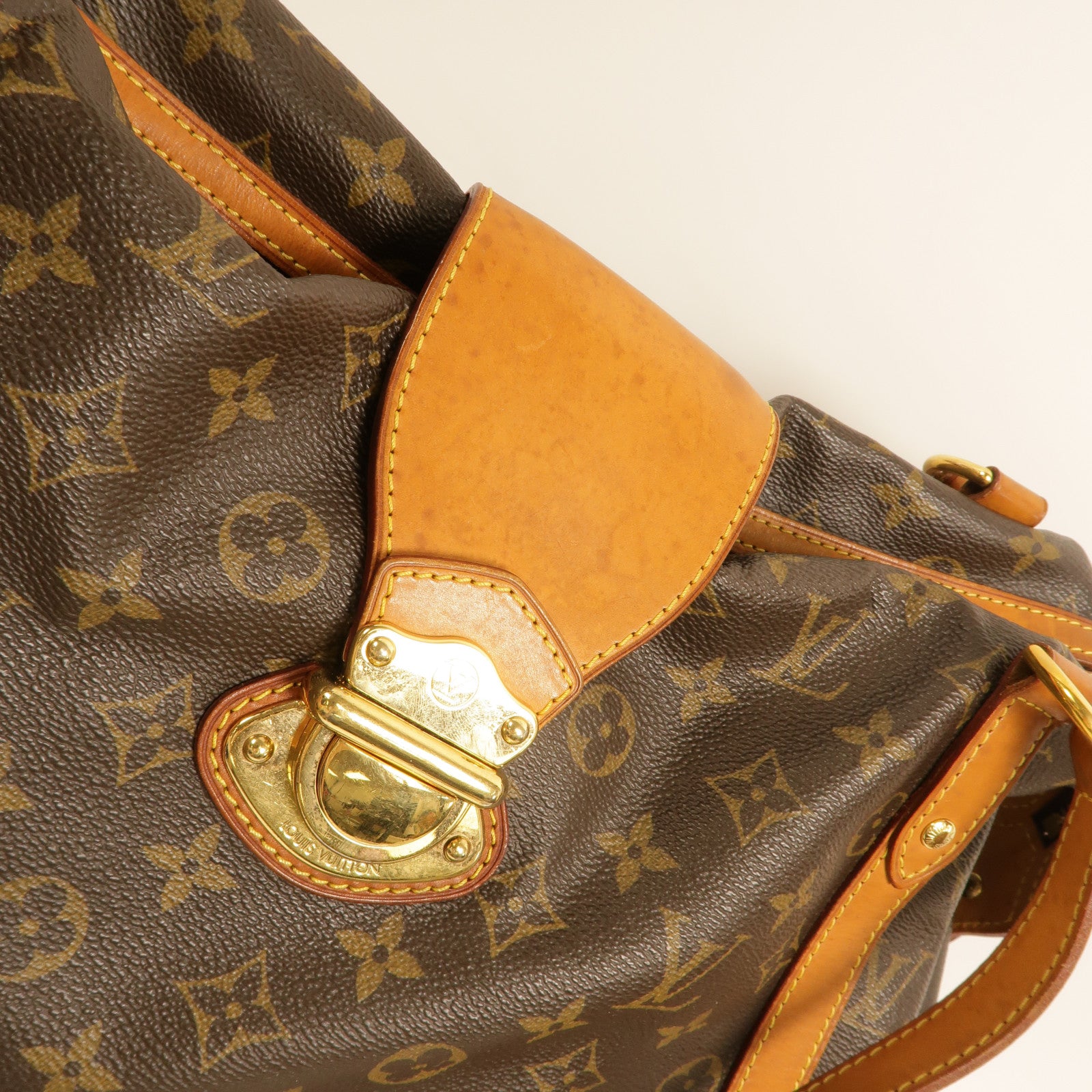 LOUIS VUITTON Monogram Stresa PM肩背袋棕色