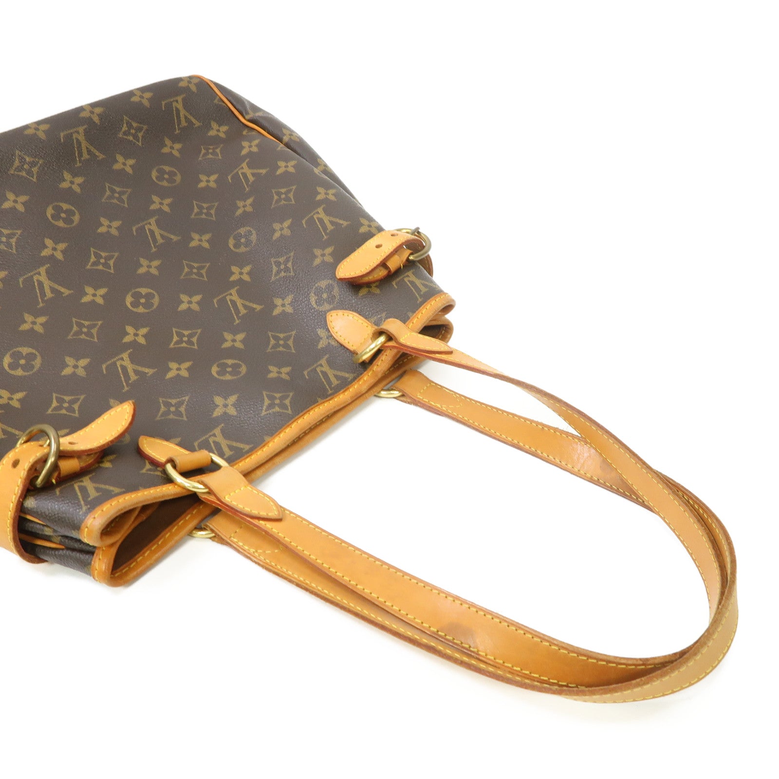 LOUIS VUITTON 【激減優惠】Monogram Batignolles Horizontal金扣肩背袋啡色