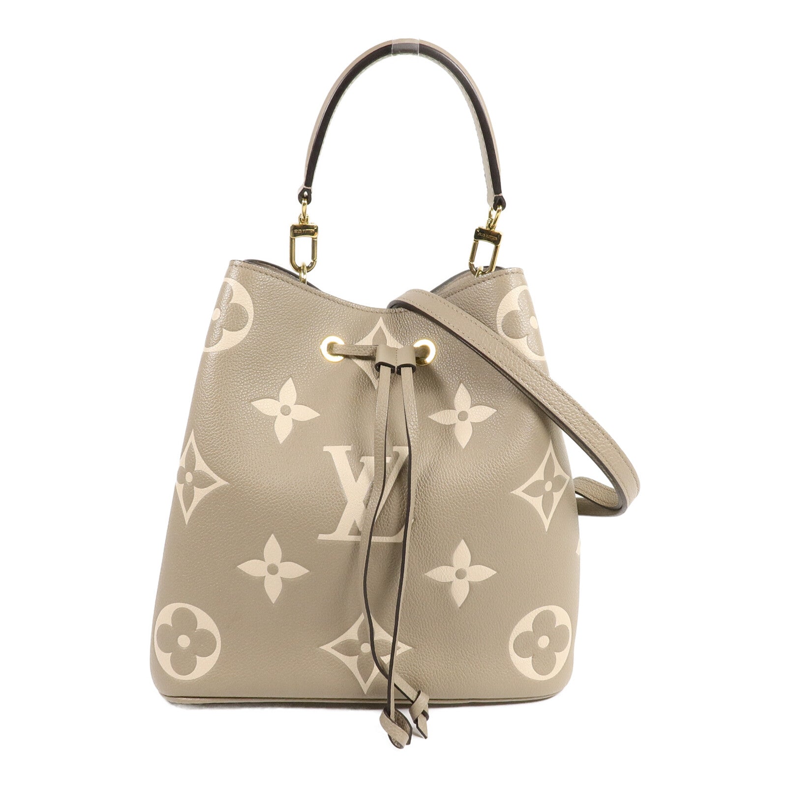 LOUIS VUITTON Monogram Empreinte Neo Noe MM手挽肩背兩用袋