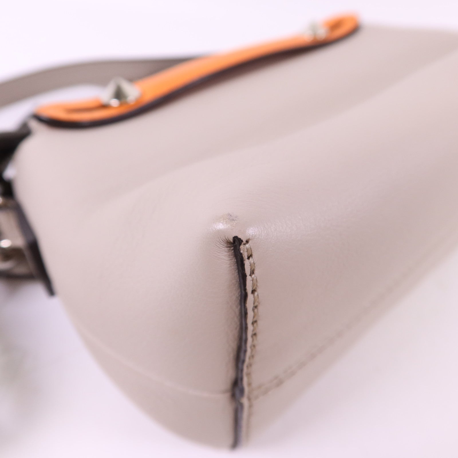 FENDI 牛皮皮革By The Way Mini銀扣手挽肩背兩用袋