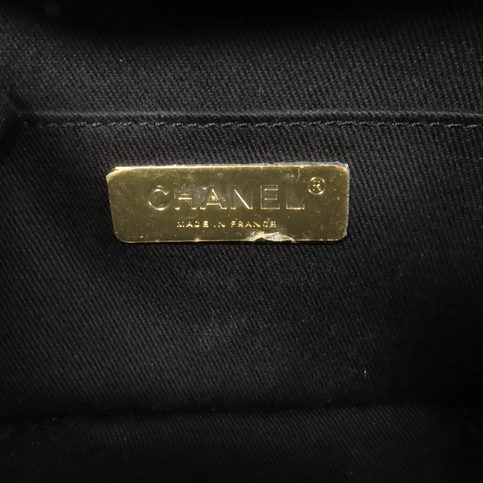 CHANEL 牛皮皮革Chain Shoulder金扣肩背袋