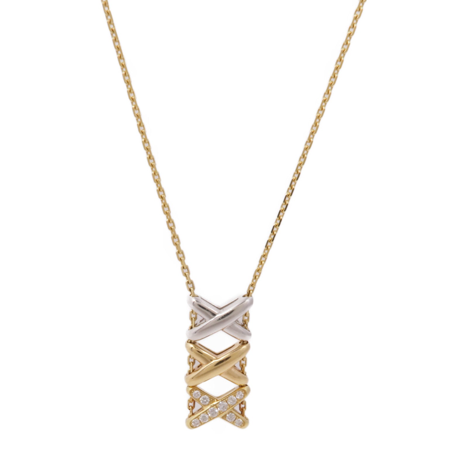 Chaumet 18K黃金/白金/玫瑰金Diamond Necklace鑽石項鍊