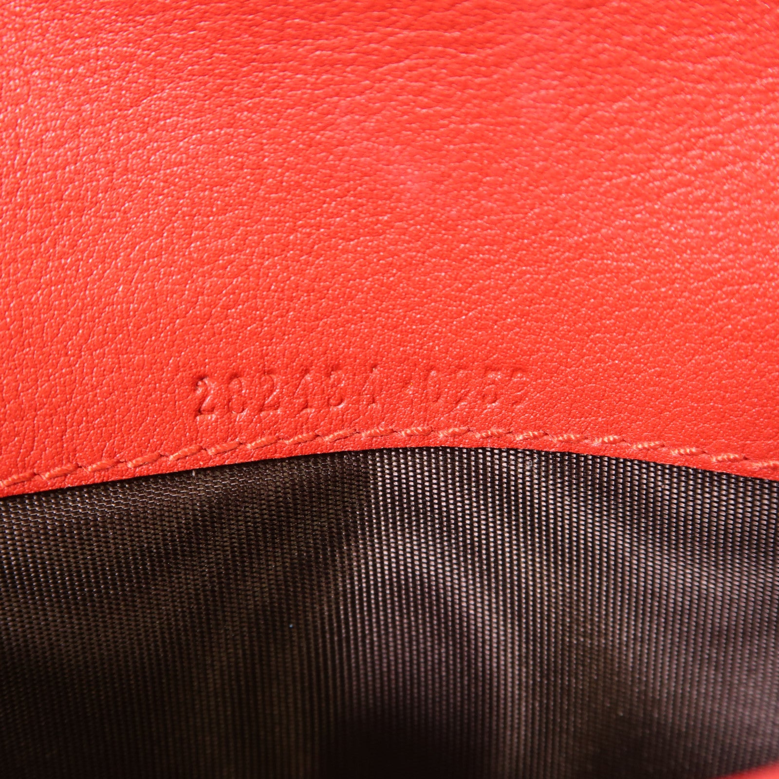 GUCCI GG GHW Long Wallet 282434 Calfskin Leather Red
