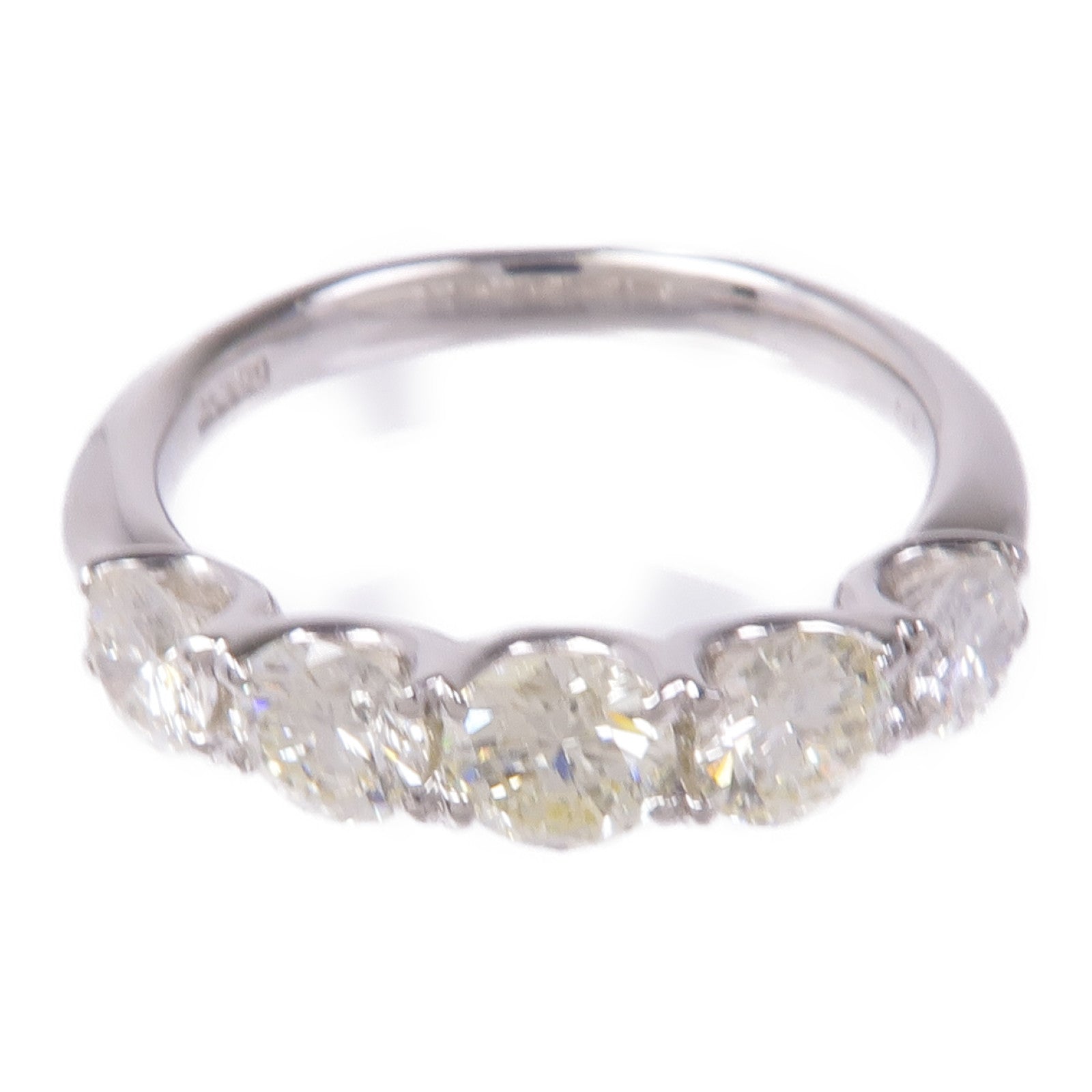 JEWELRY PT900鉑金Diamond Ring鑽石戒指US#4.75