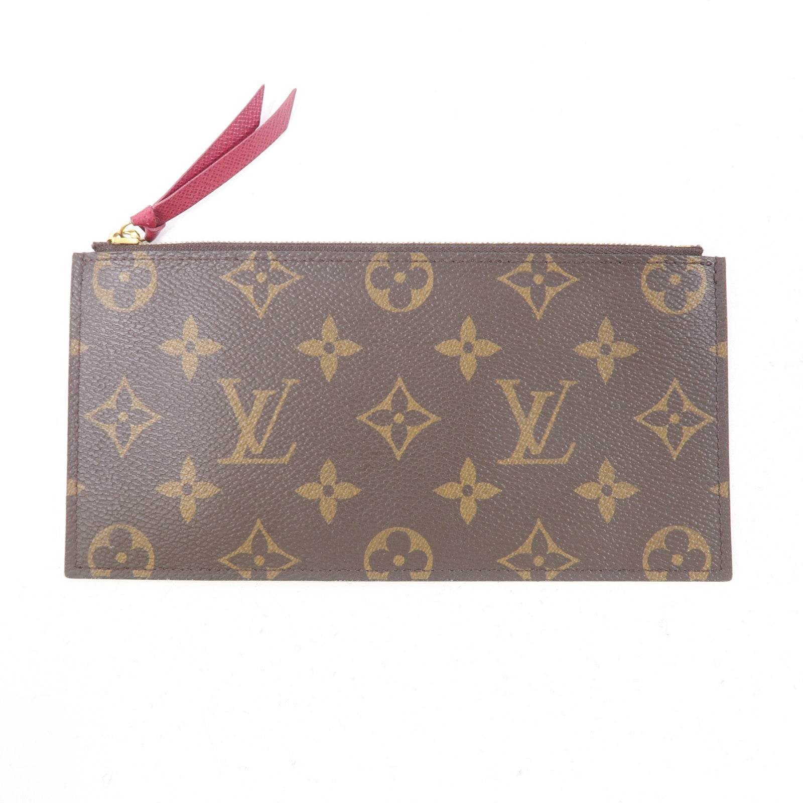 LOUIS VUITTON Monogram Pochette Felicie金扣鏈帶肩背袋棕色