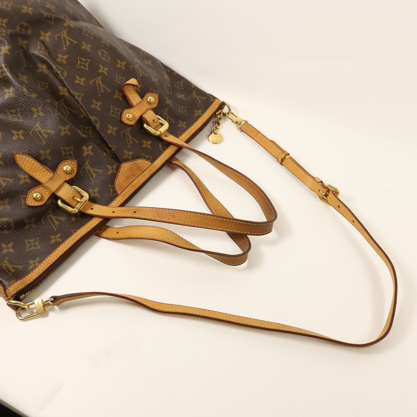 LOUIS VUITTON Monogram Palermo GM金扣手挽肩背兩用袋