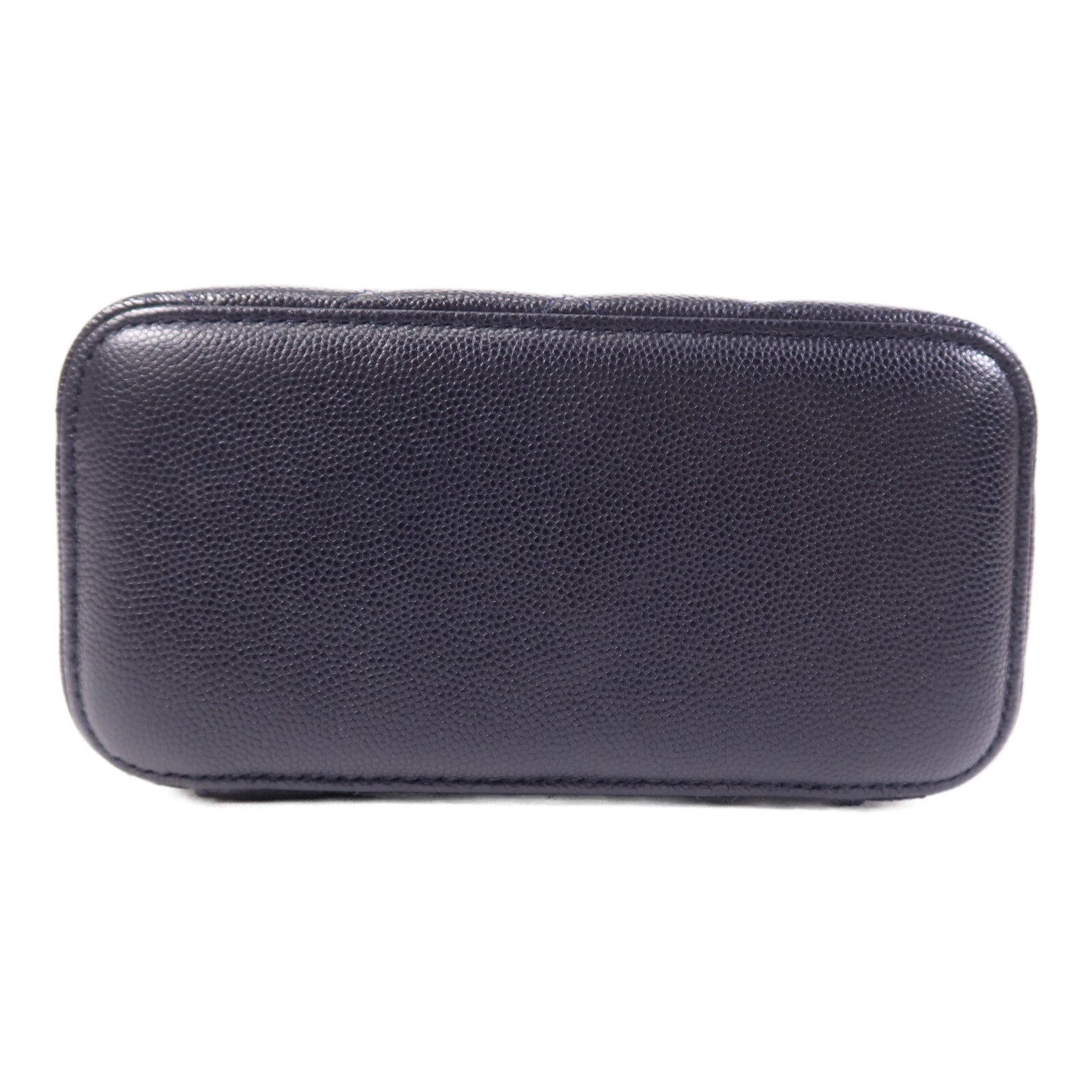 CHANEL 牛皮皮革Vanity Case金扣鏈帶肩背袋