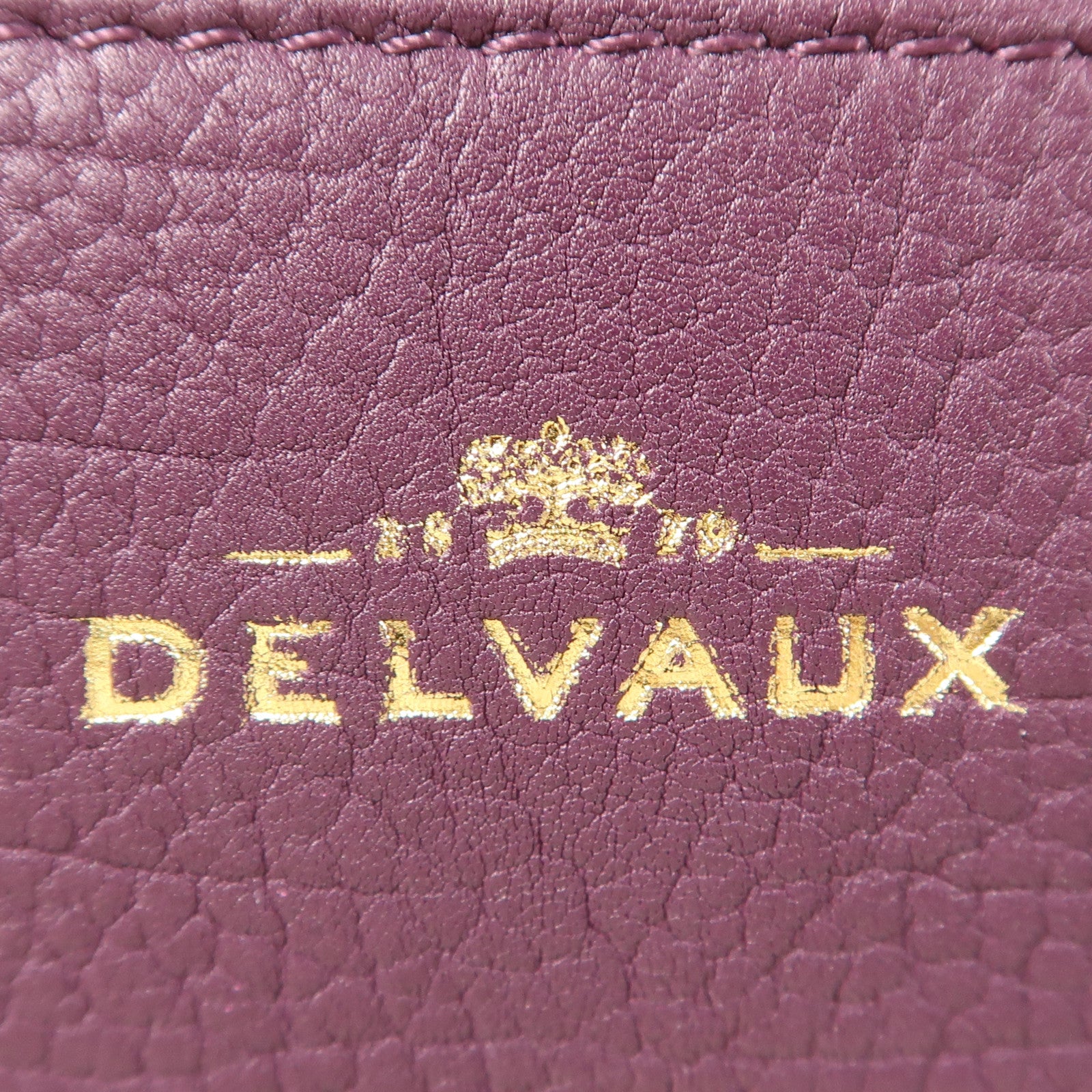 Delvaux 牛皮皮革Tempete MM金扣手挽肩背兩用袋