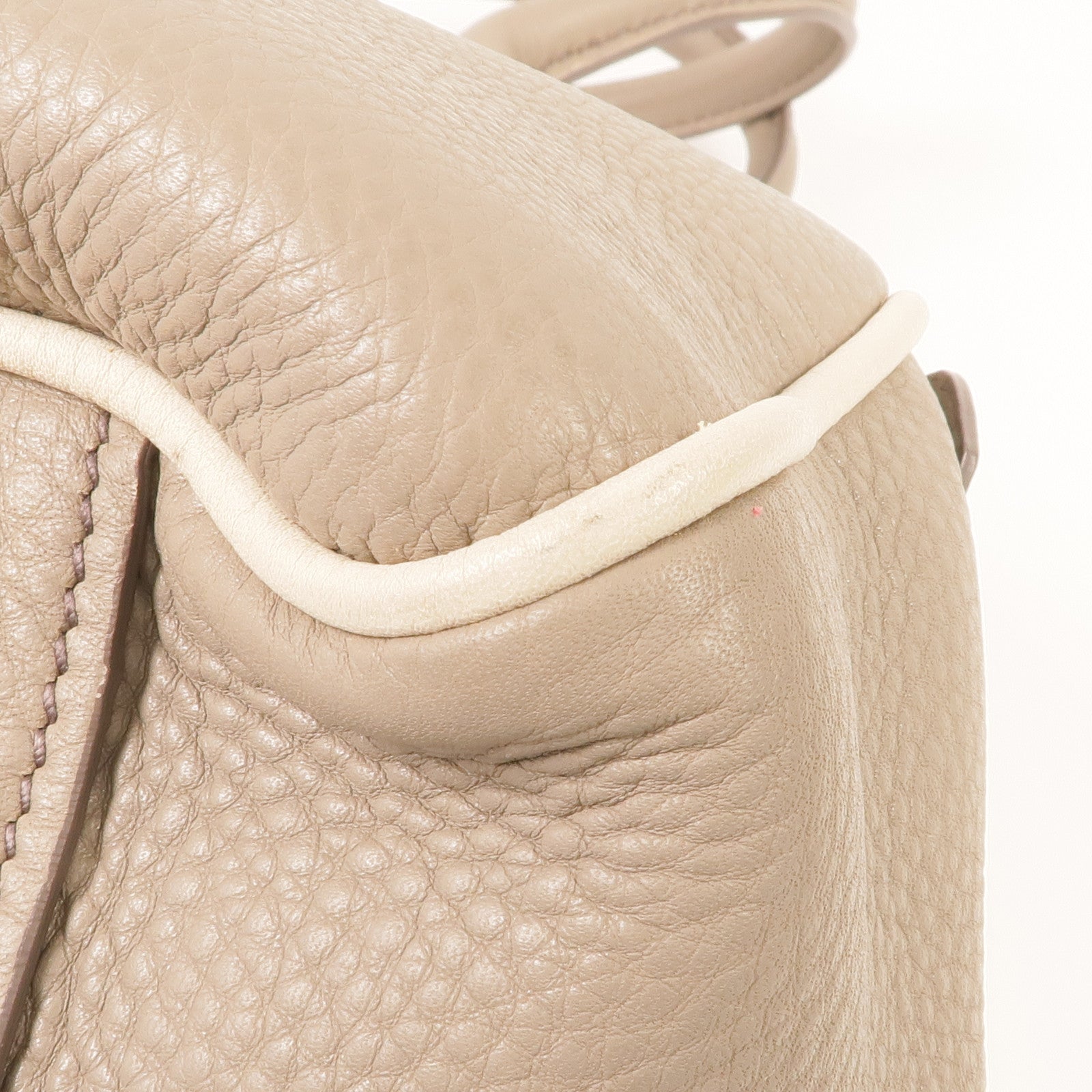 Miu Miu 牛皮皮革2 Way Shoulder金扣手挽肩背兩用袋