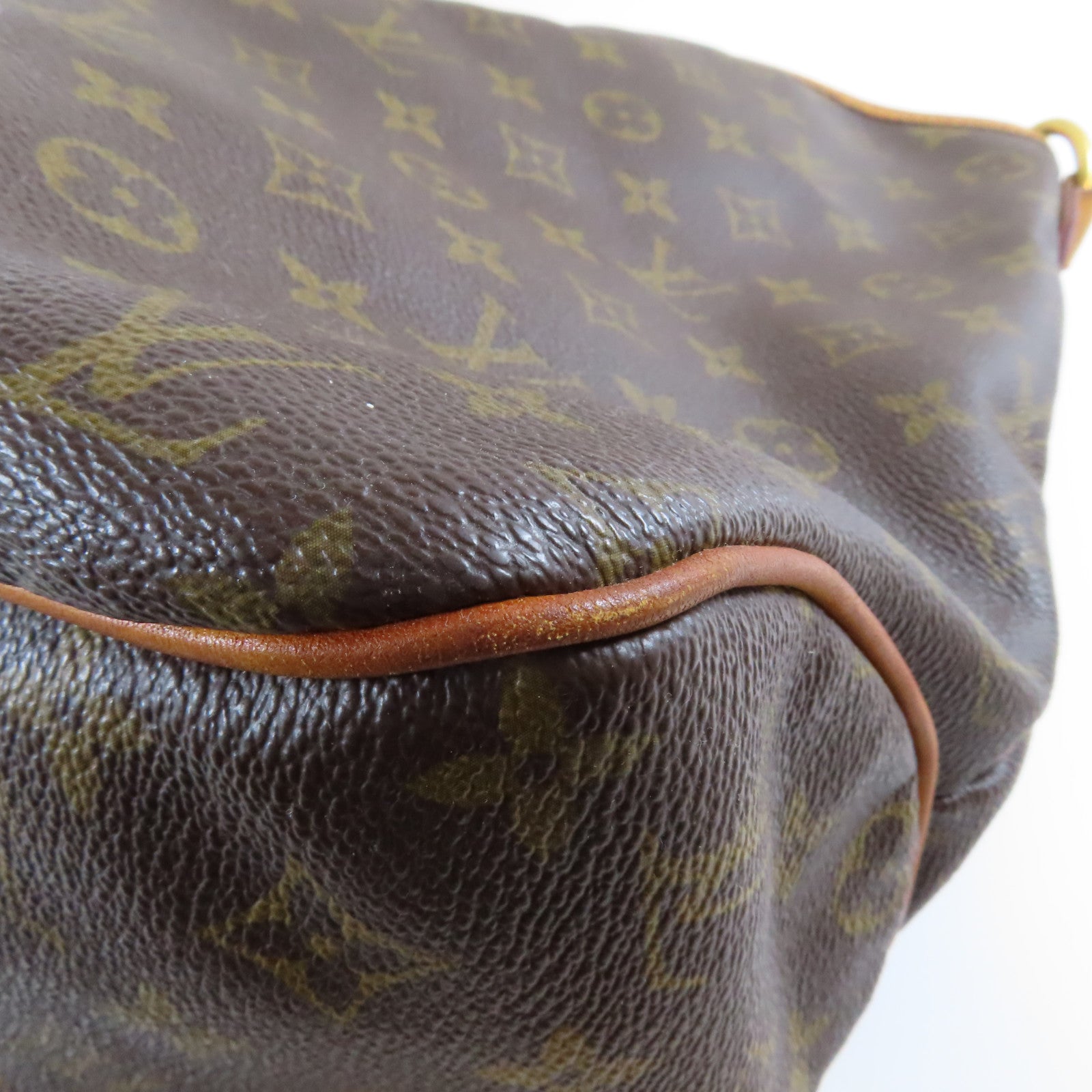 LOUIS VUITTON 【激減優惠】Monogram Deligtful MM金扣肩背袋啡色