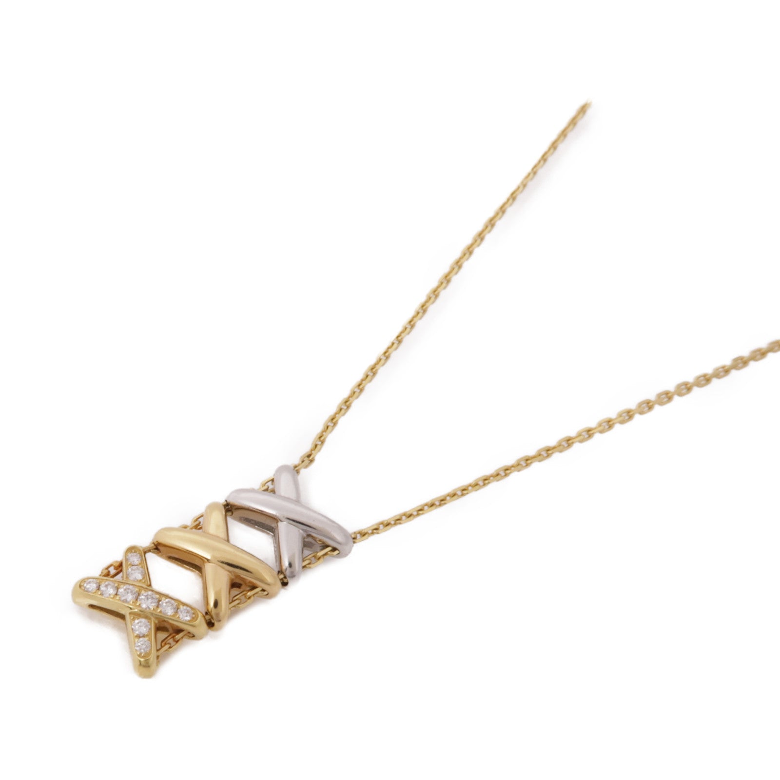 Chaumet 18K黃金/白金/玫瑰金Diamond Necklace鑽石項鍊