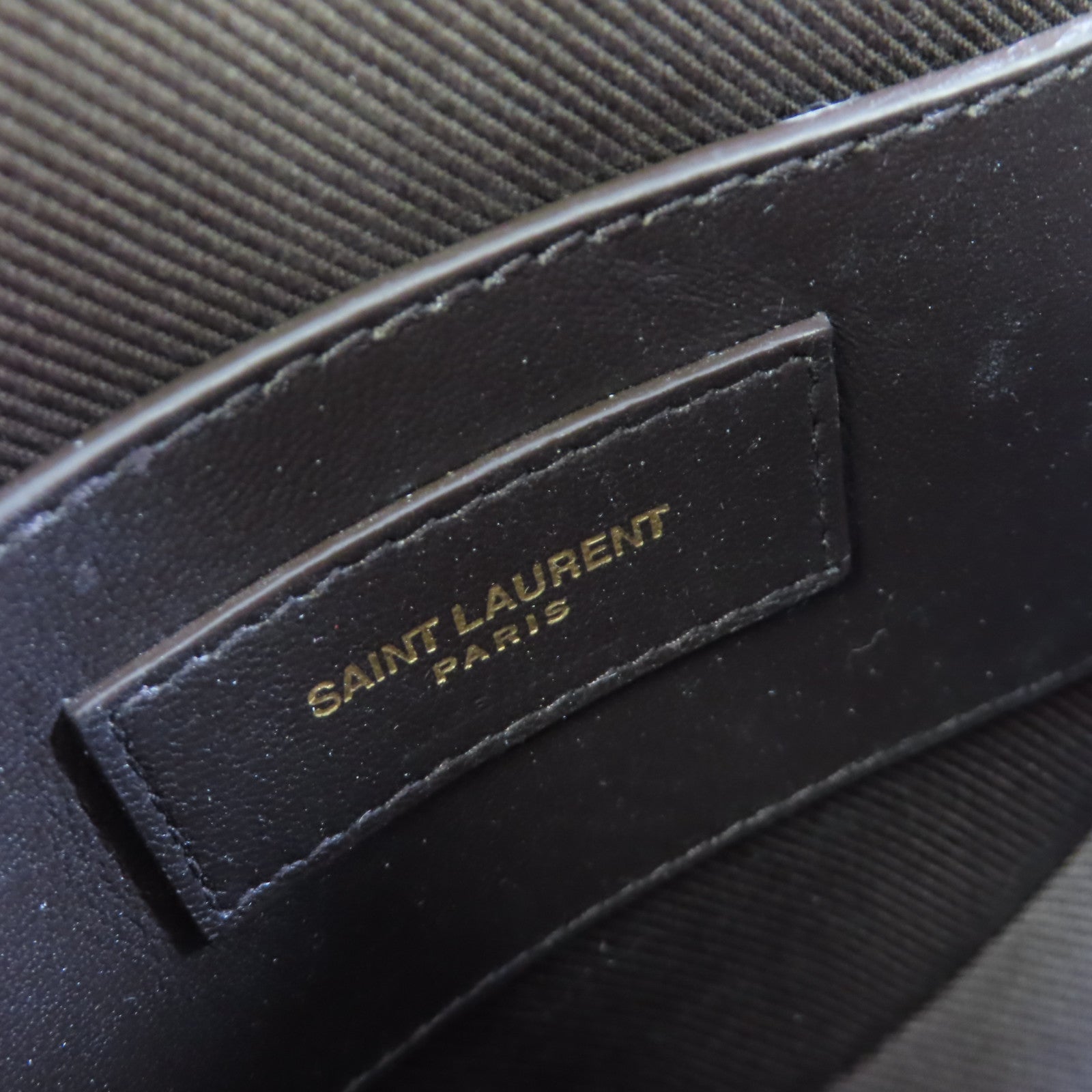 SAINT LAURENT 牛皮皮革 Le Monogram Coeur Shoulder Bag金扣肩背袋啡色