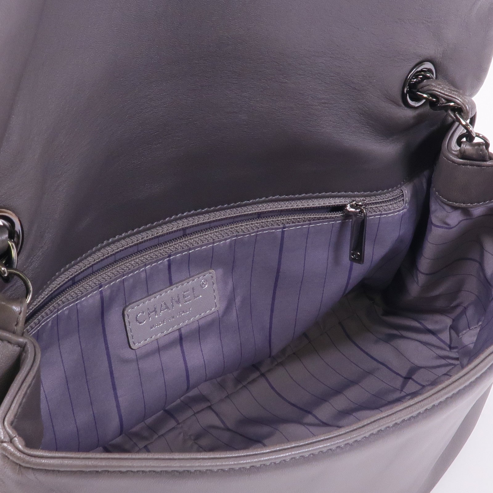 CHANEL 羊皮皮革Vintage Chain Shoulder鏈帶肩背袋