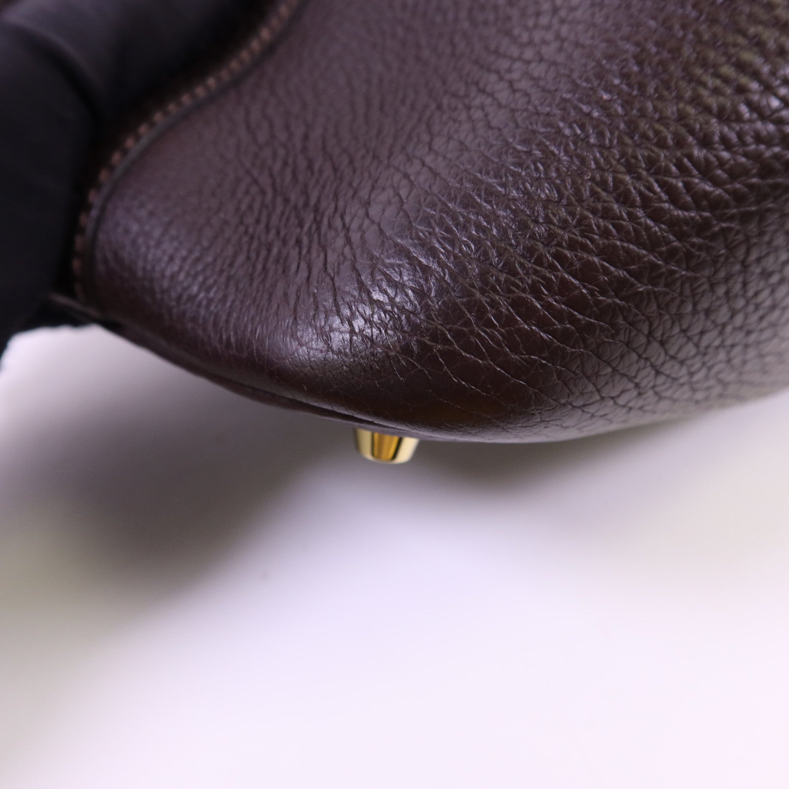 HERMES Clemence皮革Picotin PM金扣手挽袋