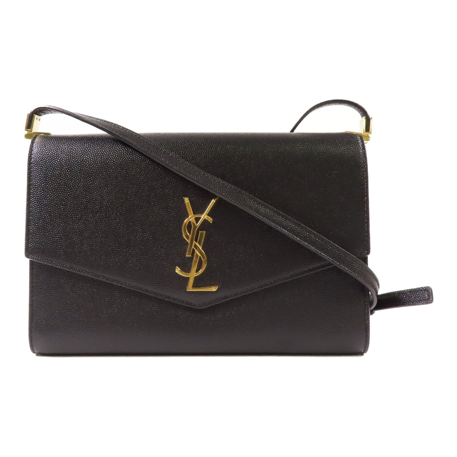 YVES SAINT LAURENT 牛皮皮革Shoulder Bag金扣肩背袋