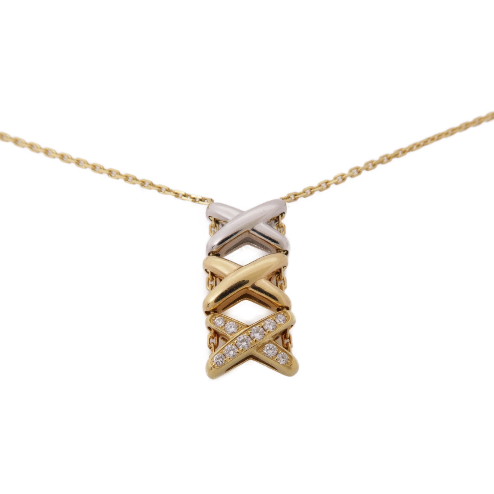 Chaumet 18K黃金/白金/玫瑰金Diamond Necklace鑽石項鍊