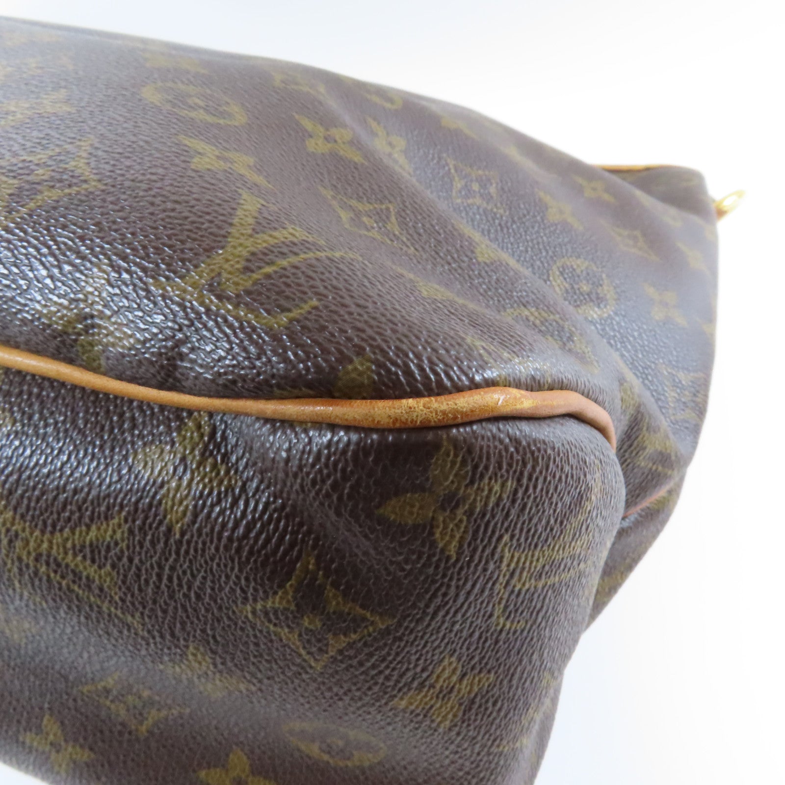 LOUIS VUITTON 【激減優惠】Monogram Deligtful MM金扣肩背袋啡色
