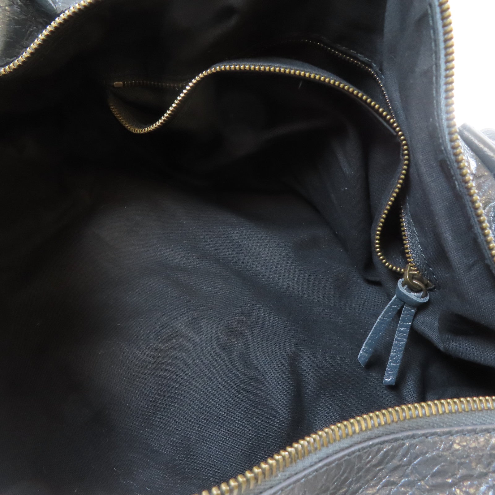 BALENCIAGA 牛皮皮革Twiggy黑扣手挽肩背兩用袋灰色