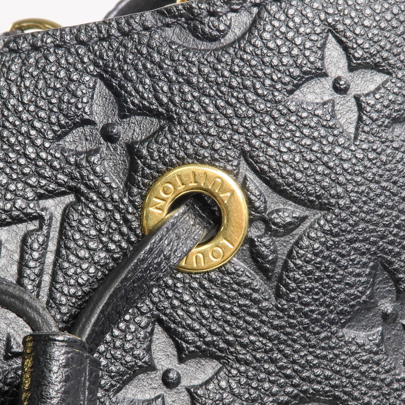 LOUIS VUITTON Monogram Empreinte NeoNoe MM金扣手挽肩背兩用袋