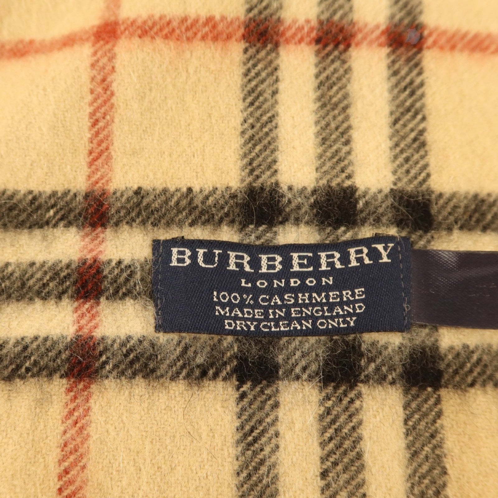 BURBERRY 羊絨Check Cashmere Scarf圍巾