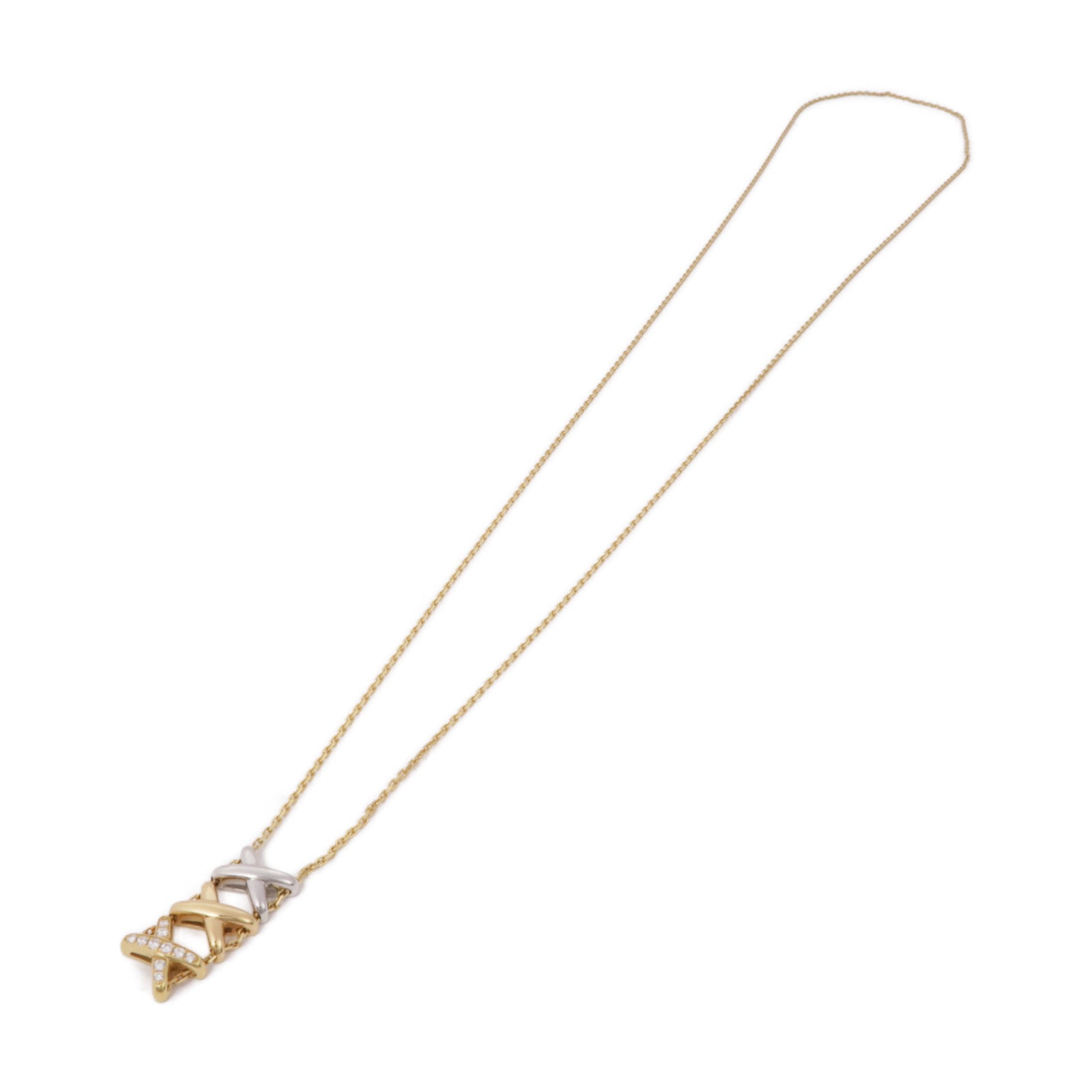 Chaumet 18K黃金/白金/玫瑰金Diamond Necklace鑽石項鍊