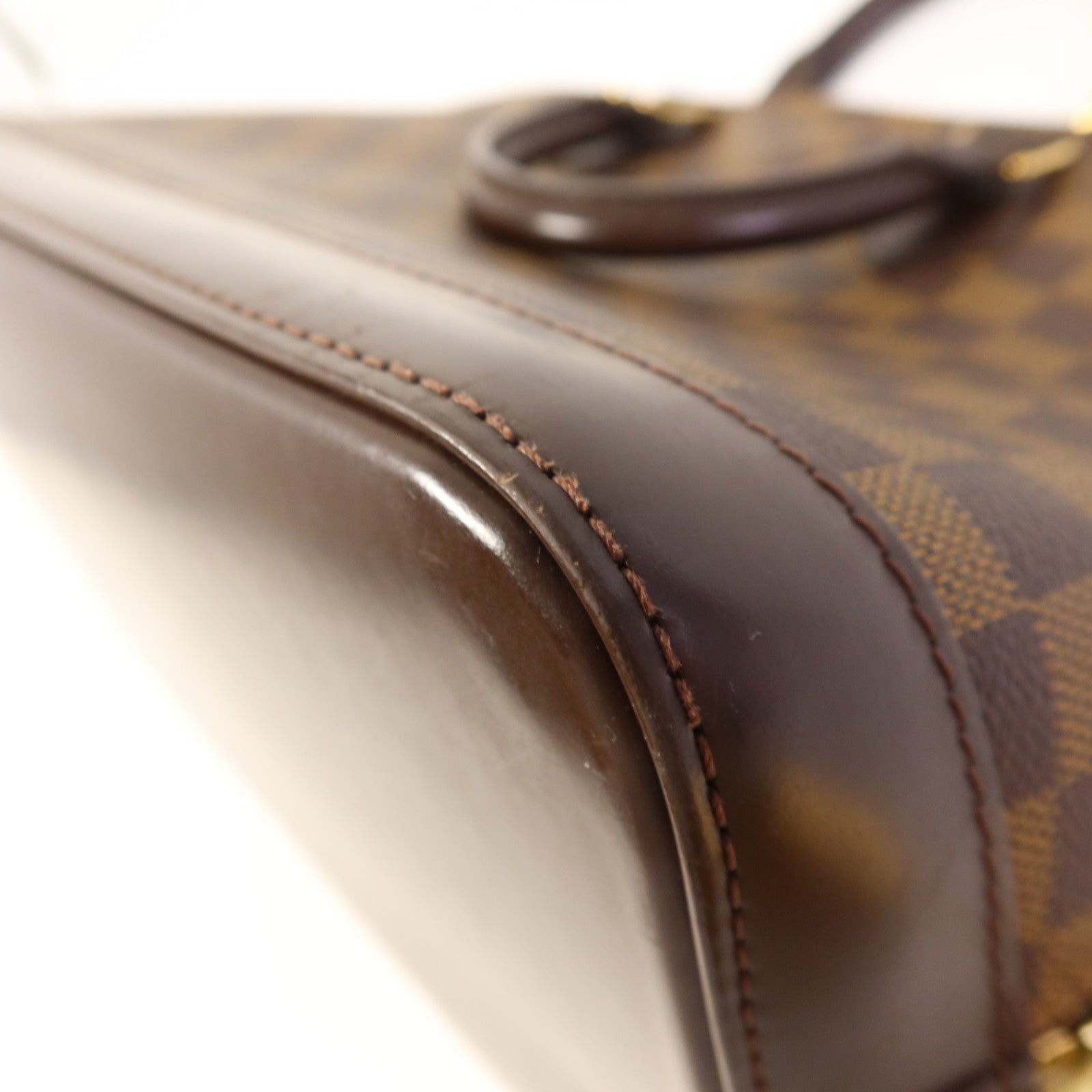 LOUIS VUITTON Damier Alma金扣手挽袋