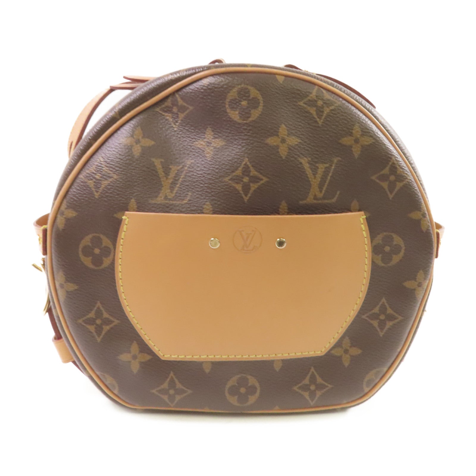 LOUIS VUITTON 【激減優惠】Monogram Boite Chapeau Souple MM Shoulder Bag金扣肩背袋啡色