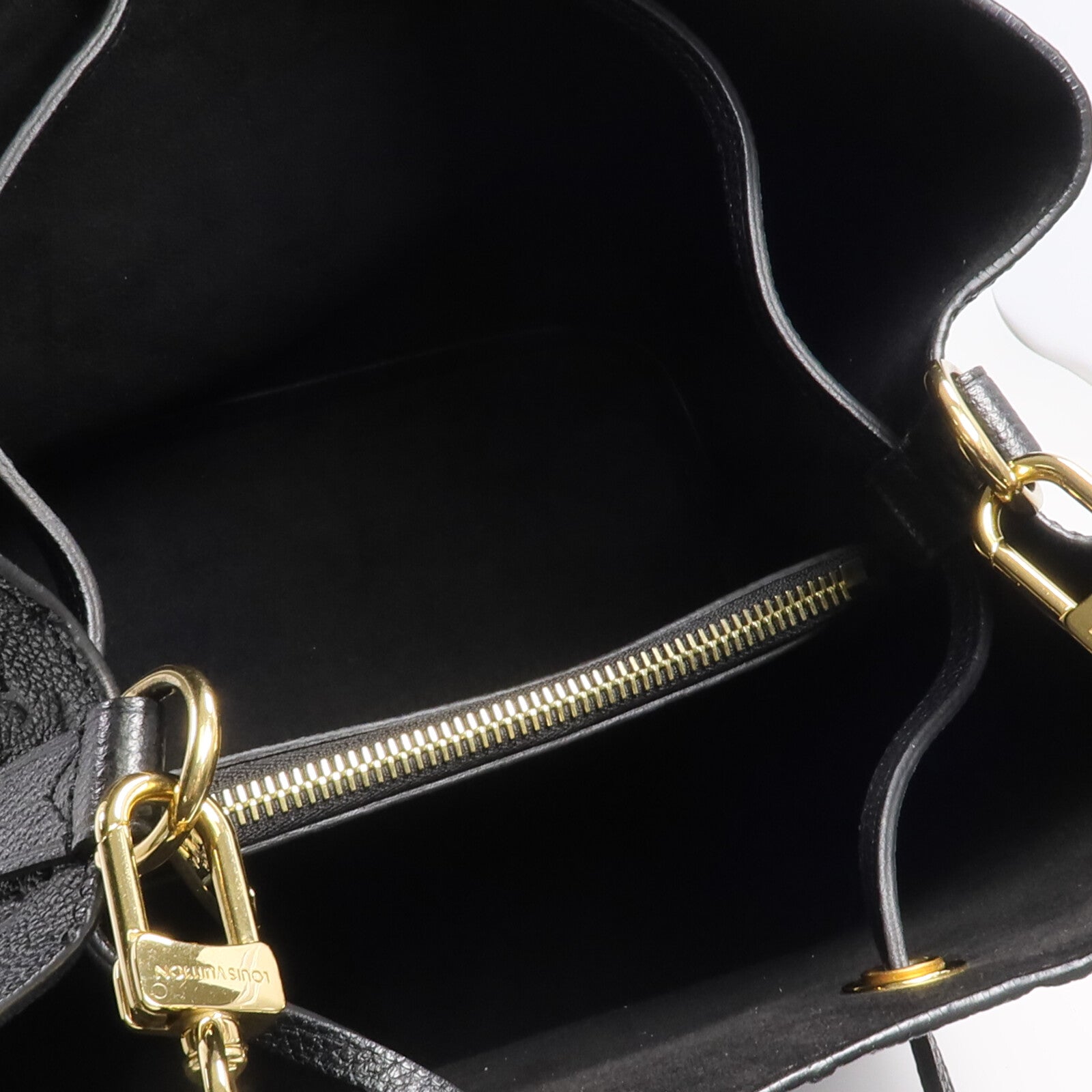 LOUIS VUITTON Monogram Empreinte NeoNoe MM金扣手挽肩背兩用袋