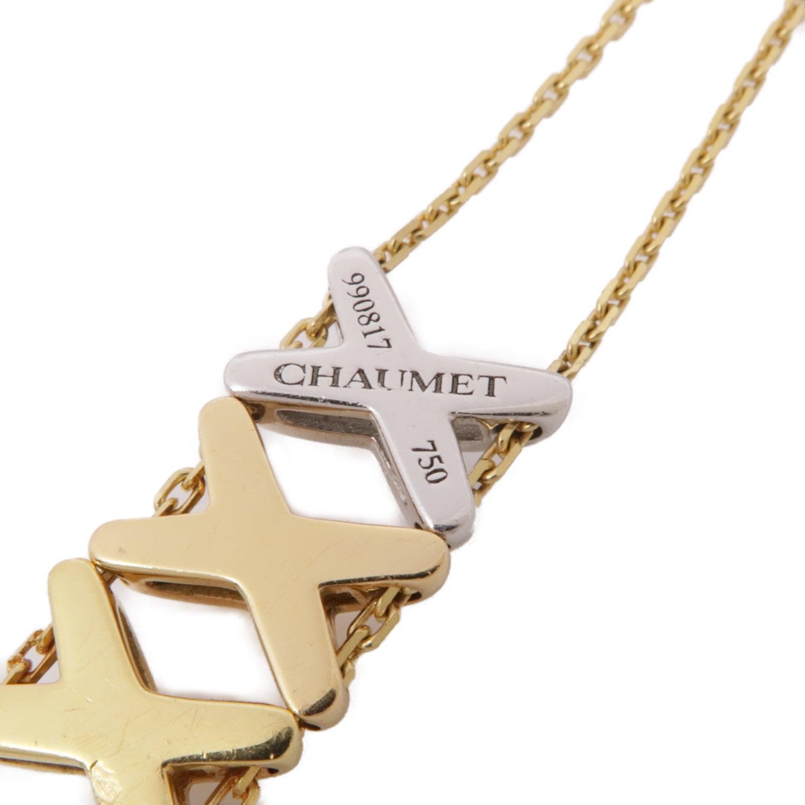 Chaumet 18K黃金/白金/玫瑰金Diamond Necklace鑽石項鍊