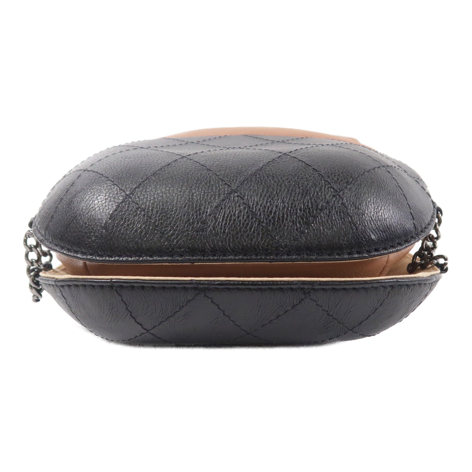 CHANEL 牛皮皮革Small Gabrielle Bcuket Bag鏈帶肩背袋