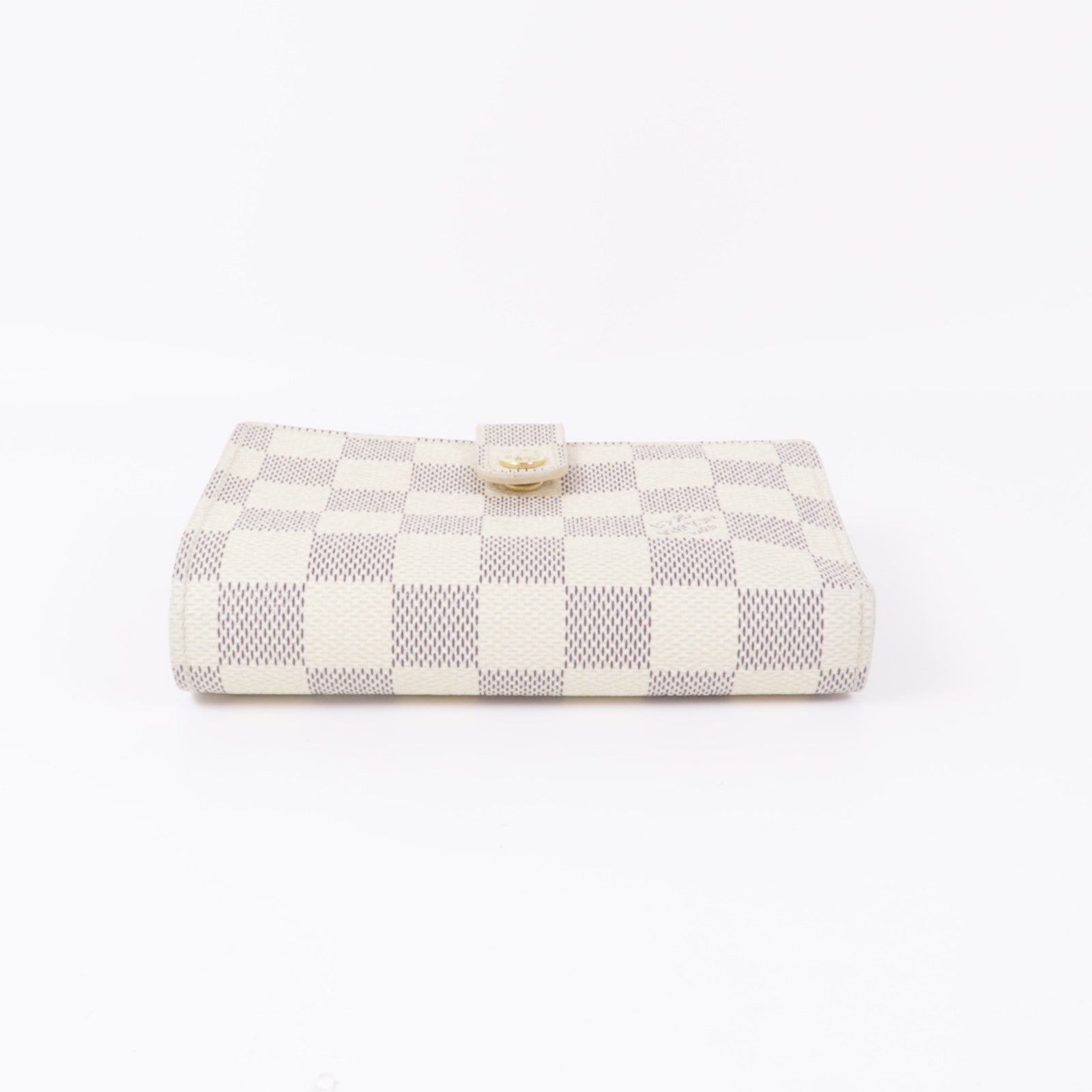 LOUIS VUITTON LV GHW Portefeuille Viennois Wallet N61676 Damier Azur White